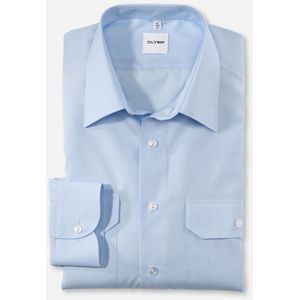 OLYMP Brandweerhemd blauw, Effen