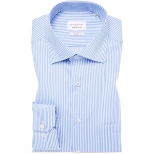 ETERNA Overhemd lichtblauw, Gestreept