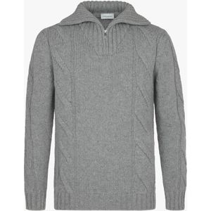 Profuomo Trui ritssluitinggrijs, Effen