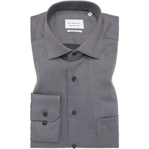 ETERNA Overhemd zilver, Gestructureerd