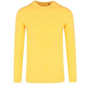 Marvelis Casual Modern Fit Longsleeve maïs, Effen