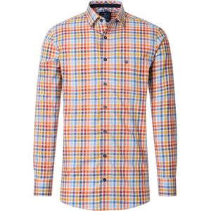 Redmond Casual Overhemd geel, Ruit