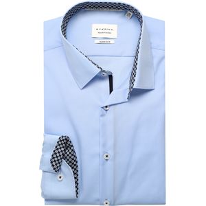 Eterna - Overhemd - Lichtblauw - SUPER SLIM NON IRON - Lange Mouwen