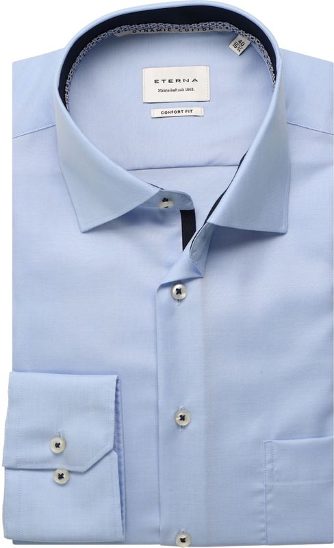 ETERNA Overhemd hemelsblauw, Effen