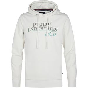 Petrol Industries Hooded Sweatshirt wit, Bedrukt