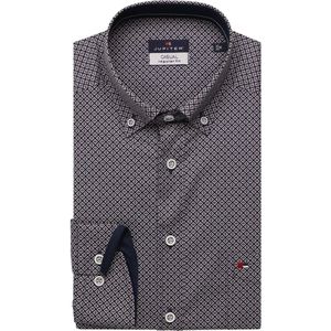 Jupiter Casual Overhemd beige, Motief