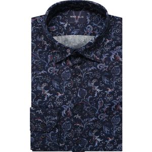 Marvelis Casual Regular Fit Overhemd marine, Bloemen