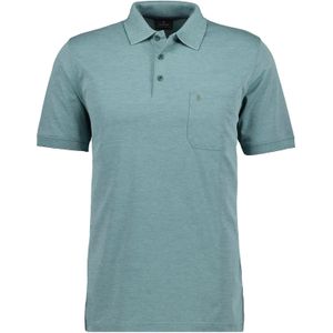 RAGMAN Softknit Polo shirt Korte mouw salie