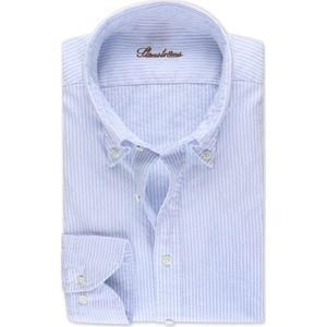Stenströms Overhemd lichtblauw, Gestreept