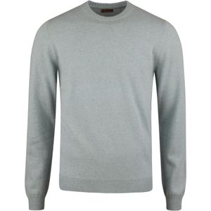 Stenströms Trui ronde halsgroen, Effen