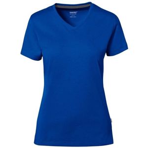 HAKRO Regular Fit Dames T-shirt blauw, Effen