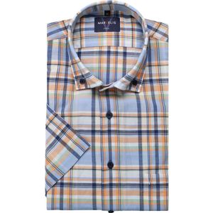 Marvelis Casual Overhemd Korte mouw zalm