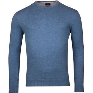 Baileys Trui ronde halsblauw, Effen