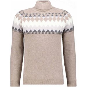 RAGMAN - Trui - Macchiato - Lange Mouwen - 90% Wol - 10% Katoen