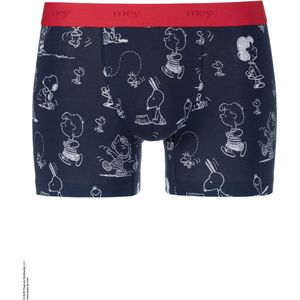 Mey Boxershorts blauw, Bedrukt
