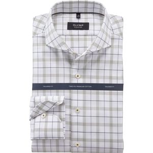 OLYMP SIGNATURE Overhemd olijf, Ruit