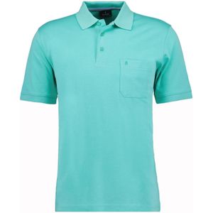 RAGMAN Softknit Polo shirt Korte mouw jade