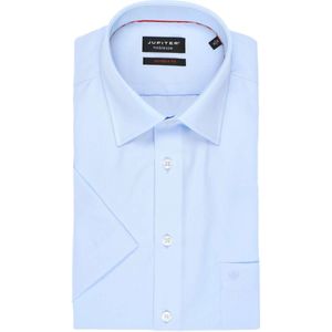 Jupiter Modern Fit Overhemd Korte mouw lichtblauw