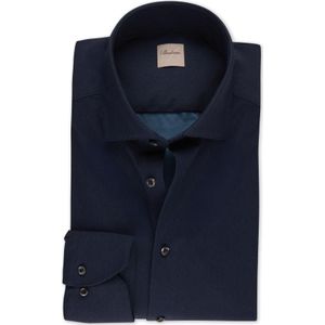 Stenströms Jersey shirt donkerblauw, Effen