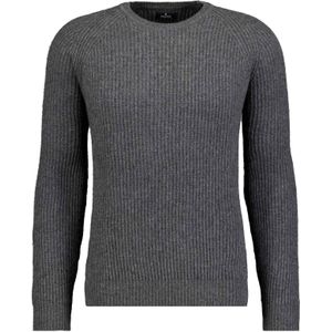 RAGMAN Gebreide trui ronde halsantraciet, Effen