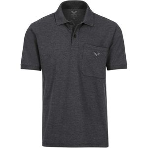 TRIGEMA Polo shirt Korte mouw antraciet