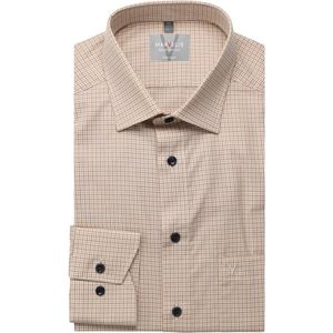 Marvelis Overhemd beige, Ruit