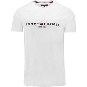 Tommy Hilfiger Regular Fit T-Shirt wit, Bedrukt