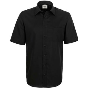 HAKRO Overhemd Korte mouw zwart