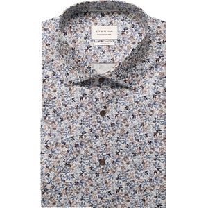 ETERNA Overhemd Korte mouw blauw