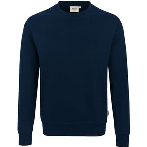 HAKRO 475 Sweatshirt ronde hals nachtblauw, Effen