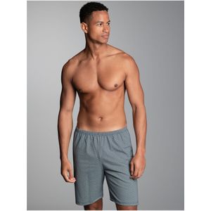 TRIGEMA Bermuda donkerblauw, Bedrukt