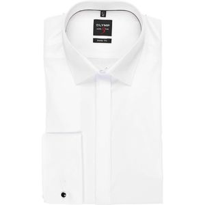 OLYMP Level Five Body Fit Gala shirt ML6 (vanaf 68 CM) wit
