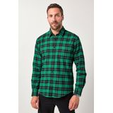 JP1880 Overhemd palmgroen, Ruit