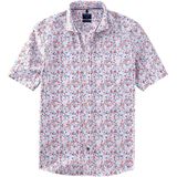 OLYMP - Casual Overhemd - Rood - Korte Mouw - 100% Katoen