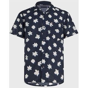 Tommy Hilfiger Overhemd Korte mouw Marine