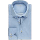 Stenströms - Overhemd - Blauw - Lange Mouw - 100% Katoen - Cutaway Kraag