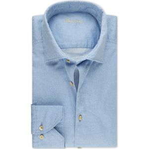 Stenströms - Overhemd - Blauw - Lange Mouw - 100% Katoen - Cutaway Kraag