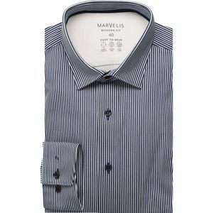Marvelis Performance Jersey shirt marine, Bedrukt