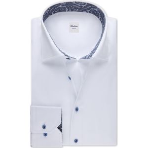 Stenströms Overhemd wit, Effen