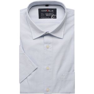Marvelis Casual Overhemd Korte mouw blauw