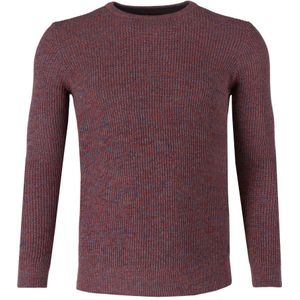 Marvelis Casual Trui ronde hals rood, Faux-uni
