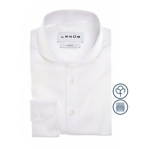 Ledȗb Jersey shirt wit, Effen