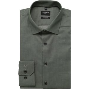 OLYMP No. Six Overhemd ML6 (vanaf 68 CM) grijs-groen
