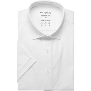 Marvelis Modern Fit Jersey shirt wit, Effen