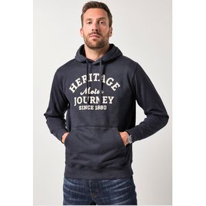 JP1880 Hooded Sweatshirt donkerblauw, Bedrukt