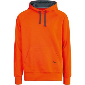 TRIGEMA Hooded Sweatshirt oranje, Effen