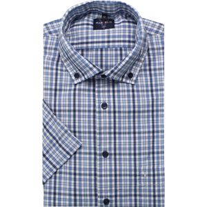 Marvelis Casual Overhemd Korte mouw blauw