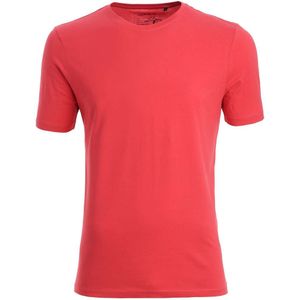 Marvelis Casual T-Shirt ronde hals baksteenrood, Effen