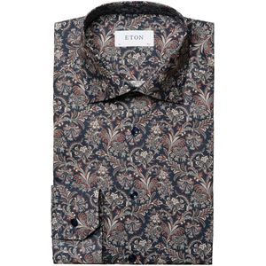 ETON Contemporary Fit Overhemd Marine, Paisley