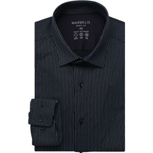 Marvelis Performance Jersey shirt marine, Bedrukt